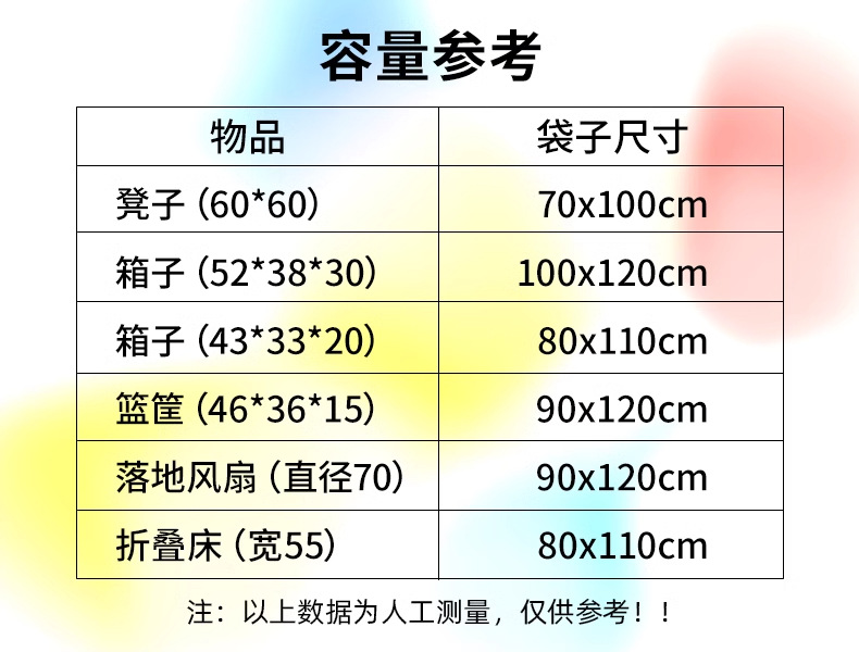 大号平口塑料袋搬家透明收纳袋子防潮尘加厚PE高压食品薄膜包装袋